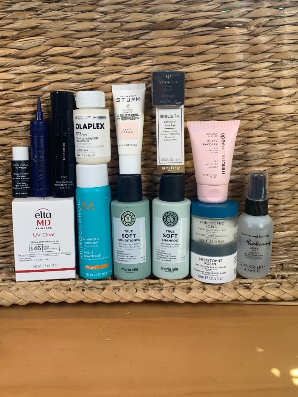 Upscale haircare/selfcare bundle Morrocanoil, sturm, True soft, bumble bumble